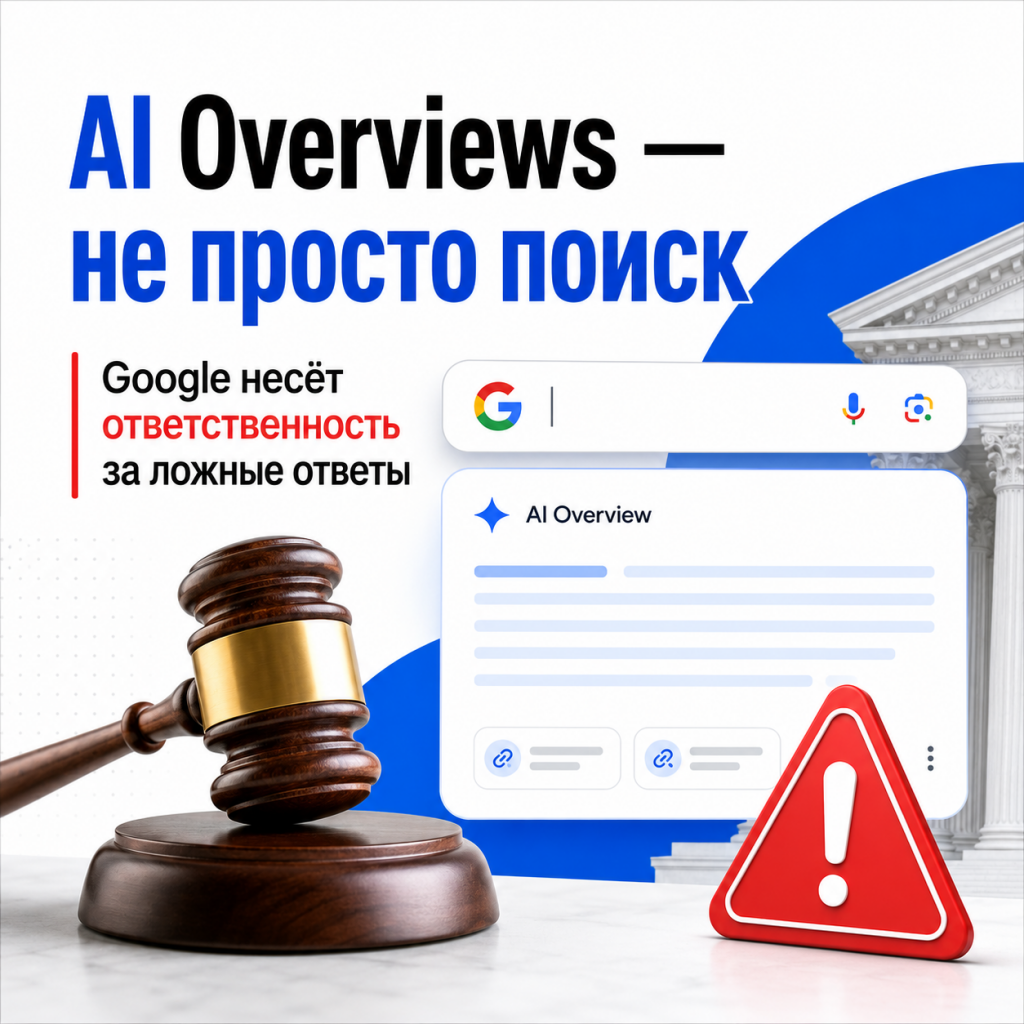 Гугл несет ответственность за ложные ответы